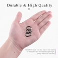 thumbnail image 4 of Anillo en D Metálico de 13mm Negro Mate 150 unidades Swpeet Accesorios DIY, 4 of 7