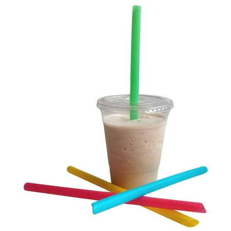 clear straws cups plastic recyclable jumbo lids disposable 16oz count pet flat summer