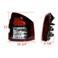thumbnail image 3 of Astra Depot Right Taillight Brake Stop Tail Lamp Fit 2014-2017 Jeep Compass LCI Passenger Side, 3 of 7