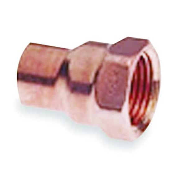 Nibco W01090T Pipe Adapter, Wrot Copper, 3/4 x 1/2-In. FPT - Quantity 1