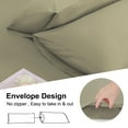 thumbnail image 6 of Unique Bargains 4-Pack Solid Microfiber Pillowcases Khaki Queen(20"x30"), 6 of 8