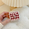thumbnail image 3 of 1pc Diamond Pattern Earphone Cases for Apple for airpods 1/ 2/ 3/ Pro/ Pro2 Protective Cover Headphone Accessorie Protective Box (Color 2,for Airpods 1 or 2), 3 of 7