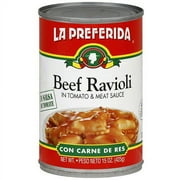 La Preferida Beef Ravioli In Tomato & Meat Sauce, 15 oz (Pack of 12)