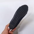 thumbnail image 4 of Navy Women'S Shoes Casual Slip-On Flat Peep Toe Design With Bow Accent For Women Plus Size Size 40 Eu Foot Length 9.84 Inches Weighs Approximately 0.73 Pounds, 4 of 9