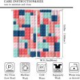 thumbnail image 2 of Focusbrite Kids Building Blocks Toy Curtains, Color Constructor Blocks Abstract Contour Colorful Plastic Brick Geometric Print Pattern Window Drapes for Playroom Set 2 Panels,63x63 Inches, Style-2, 2 of 8