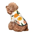 thumbnail image 2 of Yiaed Peach1 Print Dog Hoodie Security Pet Dog Costume Pets Dog Hoodie Sweatshirt with Pocket for Small Dogs-Large, 2 of 5