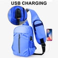 thumbnail image 3 of Bolso de hombro para hombre de tela Oxford de gran capacidad para viajes al aire libre, 3 of 5