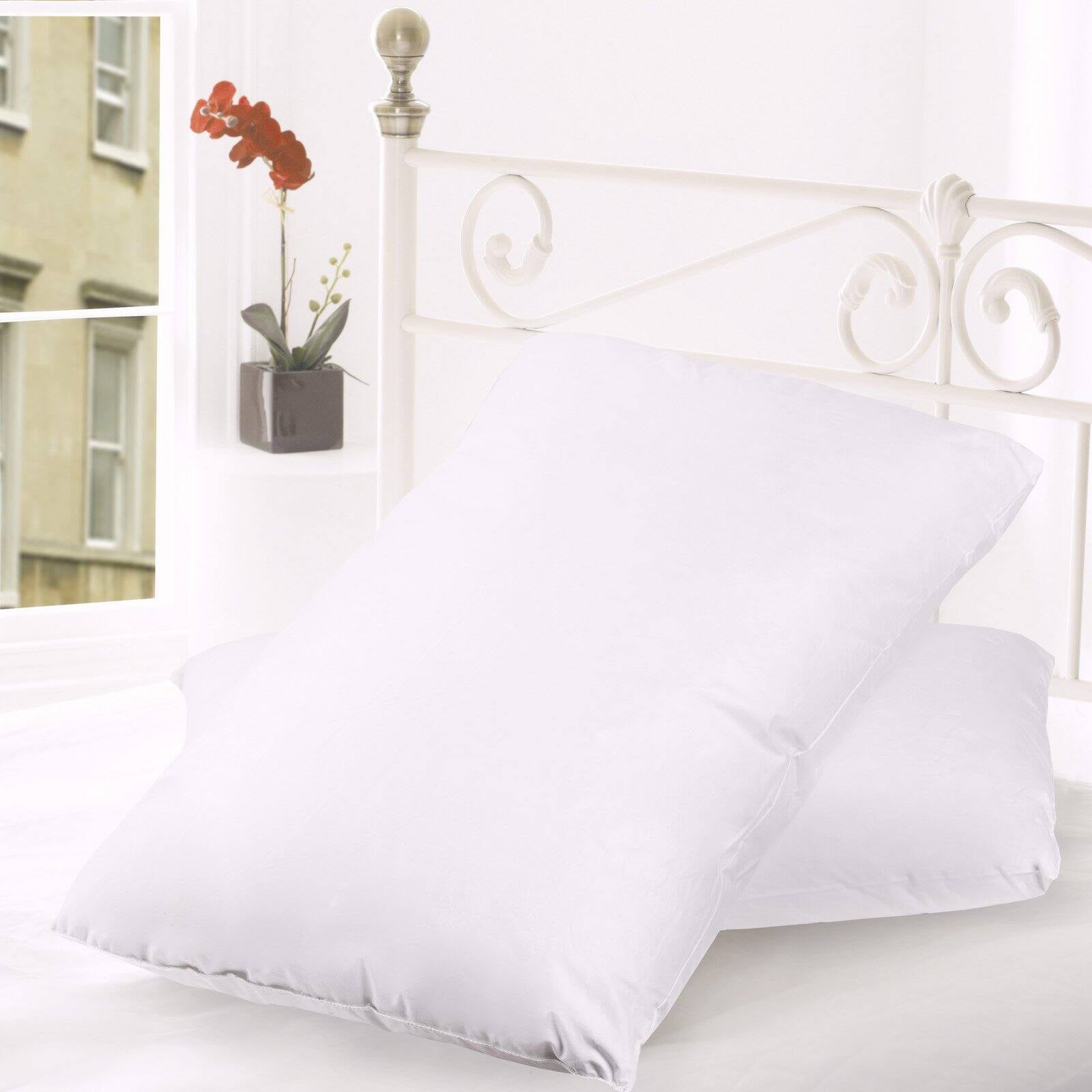 Sweet Home Collection Luxury Natural Feather Bed Pillows (Set of 2