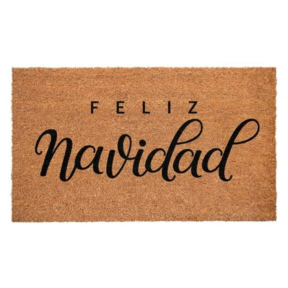 Calloway Mills 112292436 Classic Feliz Navidad Doormat, 24 x 36 in.
