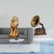 thumbnail image 2 of Figura de león vintage, escultura coleccionable, estatua retro, adorno para oficina, hogar, estantería, regalo de inauguración, cumpleaños o Valen, 2 of 8