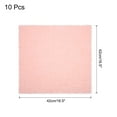 thumbnail image 2 of Uxcell Handmade Cloth Napkins Linen Napkins with Fringe Rustic Bulk Table Napkin Fabric Pink, 2 of 5