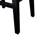 thumbnail image 4 of Linon Renner Backless 30.5" Bar Stool, Black Finish with Black Cow Print, 4 of 8