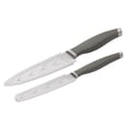 thumbnail image 4 of Rachael Ray Cutlery Japanese Stainless Steel Utility Knife Set, Gray, 2-Piece, 4 of 5