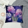 thumbnail image 2 of Nawypu Galactic Hyacinth Pillow Covers Ultra Soft Comfy Microfiber Decorative Square Throw Pillowcases For All Season Living Room Bed And Sofa Office Travel Sleeping Body Cushion Pillow Case, 2 of 5