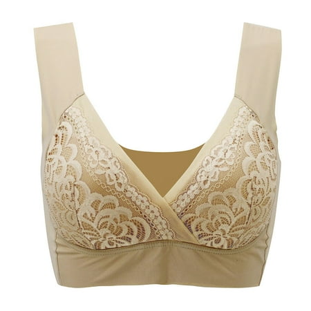 

Ykohkofe Women s Sexy Air Permeable Extra Support Wirefree Lace Bra