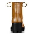 thumbnail image 4 of Unique Bargains Bottes de Combat à Talons Épais à Plateforme pour Femmes, 4 of 6
