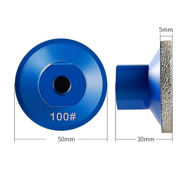 SDNall 2Inch Brazed Diamond Grinding Disc for Angle Grinder