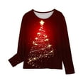 thumbnail image 5 of Christmas Shirts for Boys and Girls Kids Christmas Shirts Girls Boys Christmas Shirt Girls Long Sleeve Prints Shirts Christmas Crewnecks Tops Dressy Casual Blouses Clothes, 5 of 6