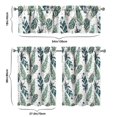 thumbnail image 6 of Kitchen Curtains 36 Inch Short - 3 Panel Set, Rod Pocket Window Curtain, Boho Floral Tribal Style, 100% Polyester for Farmhouse, Kitchen, Cafe, Bedroom, Easy Wash, 6 of 6