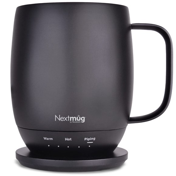 Taza de café Nextmug con temperatura controlada, autocalentable, 400 ml
