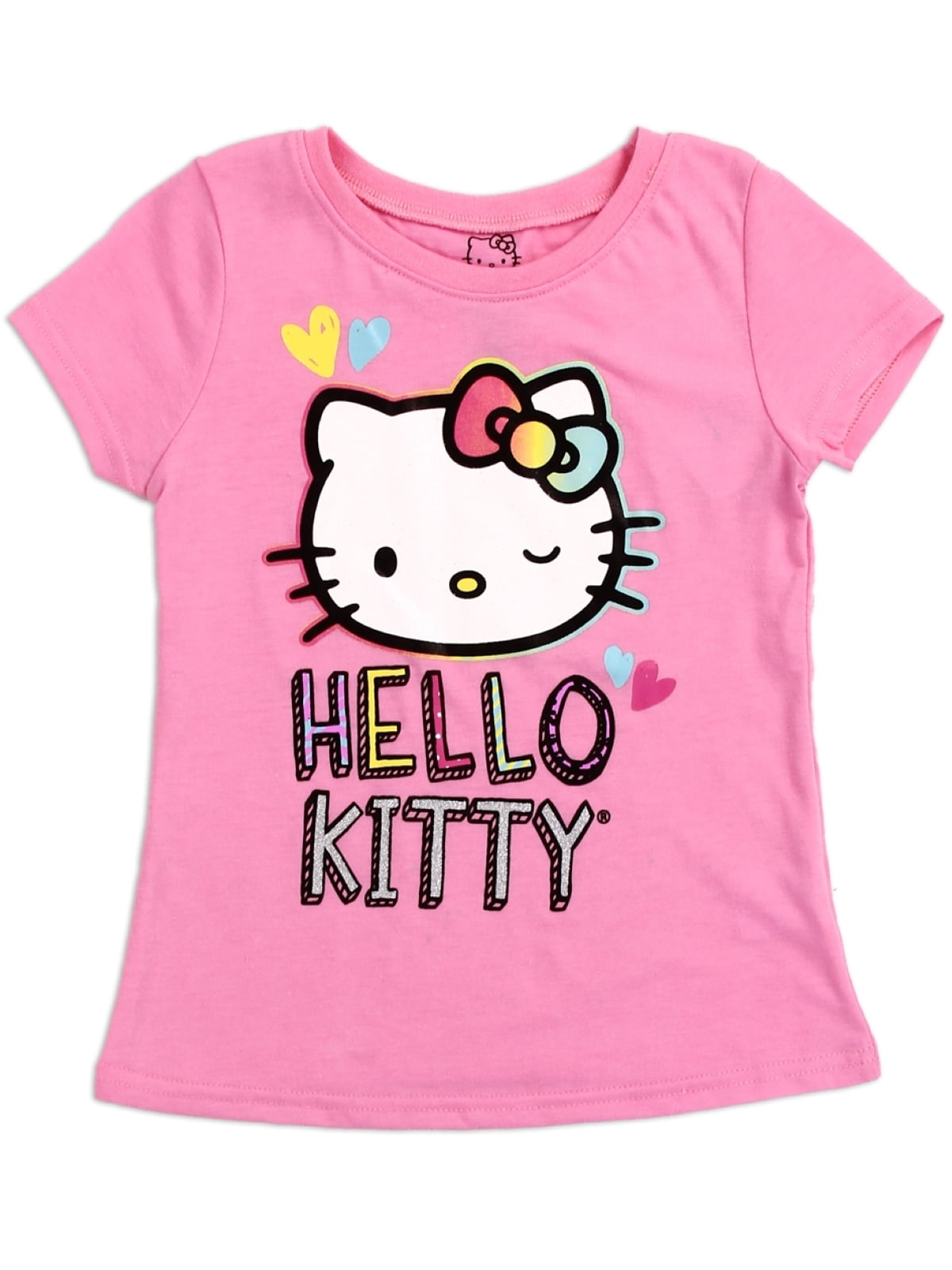 Sanrio Girls' Hello Kitty Graphic T-Shirt (Toddler & Little Girls ...