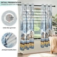 thumbnail image 3 of Yayeee Window Curtains Light Filtering 63"x42" Grommet Panel Pair Home Living Room Decor, Winter Village, 3 of 7