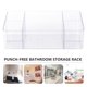 thumbnail image 5 of 1PC No Punching Bathroom Storage Rack Wall Dresser Table Box for Home Use, 5 of 5
