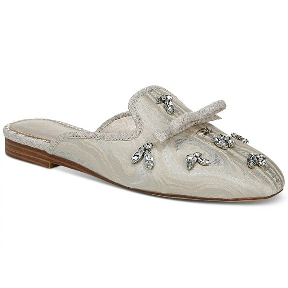Circus NY by Sam Edelman Women's Trish Jewel Embellished Mule Dark Vanilla Bean 6.5M