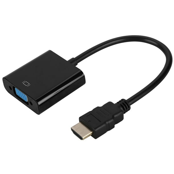 Convertidor De Cable HDMI A VGA De Resolucion HD De Tamano Completo Cable Adaptador HDMI A VGA De 720P O 1080P Para Monitores Televisores Y