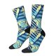 thumbnail image 1 of Balery Hawaiian Style Calcetas Largas con Estampado para Hombre y Mujer – Suaves y Transpirables, Talla Única (US 5-11), 1 of 6