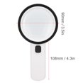 thumbnail image 3 of Herwey 30X Handheld Magnifying Glass Double-Layer Optical Lens with LED UV Banknote Light,LED Magnifying Glass,Handheld Magnifier, 3 of 8