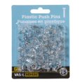 thumbnail image 1 of Clear Plastic Push Pins 75 Pieces, 1 of 2