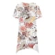 thumbnail image 5 of Moda mujer verano manga corta estampado floral pulóver blusa casual tops Fridja  hjk3876, 5 of 5