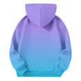 thumbnail image 6 of Resicozy Hoodies For Teen Girls Long Sleeve Gradient Color Cute Hoodie with Pocket Lightweight Y2k Comfy Oversized Hooded Sweatshirt 3-15 Years Pink 150, 6 of 6