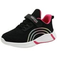 thumbnail image 4 of yocbz Girls Non Slip First Walking Shoes Girls Shoes Childrens Mesh Breathable Sports Shoes Girls Running Shoes Mid To Large Childrens Shoes Pink,5-5.5 Years, 4 of 6