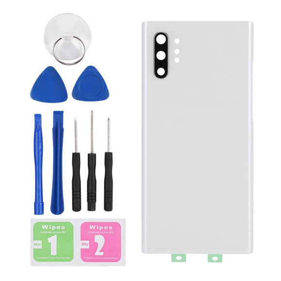 Tapa trasera de la batería del teléfono móvil BW-SMBCH NOT10+, accesorio para Samsung Note10 plus (blanco)