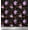 Black, variant on Soimoi Cotton Duck Fabric Dot,Leaves & Rose Floral Decor Fabric Printed Yard 42 Inch Wide