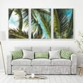 thumbnail image 2 of IDEA4WALL 3 Piece Canvas Wall Art Tropical Palm Trees Canvas Prints Framed Wall Art Decor, 2 of 4