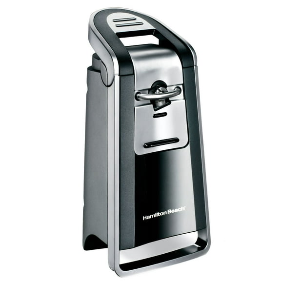 Ouvre-boîte électrique Hamilton Beach Pop-Top avec ciseaux, boîtier en plastique, modèle 76607G
