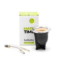 thumbnail image 1 of BALIBETOV - Calabaza Yerba Mate hecha a mano con foco (paja Yerba Mate) (negro 01), 1 of 7