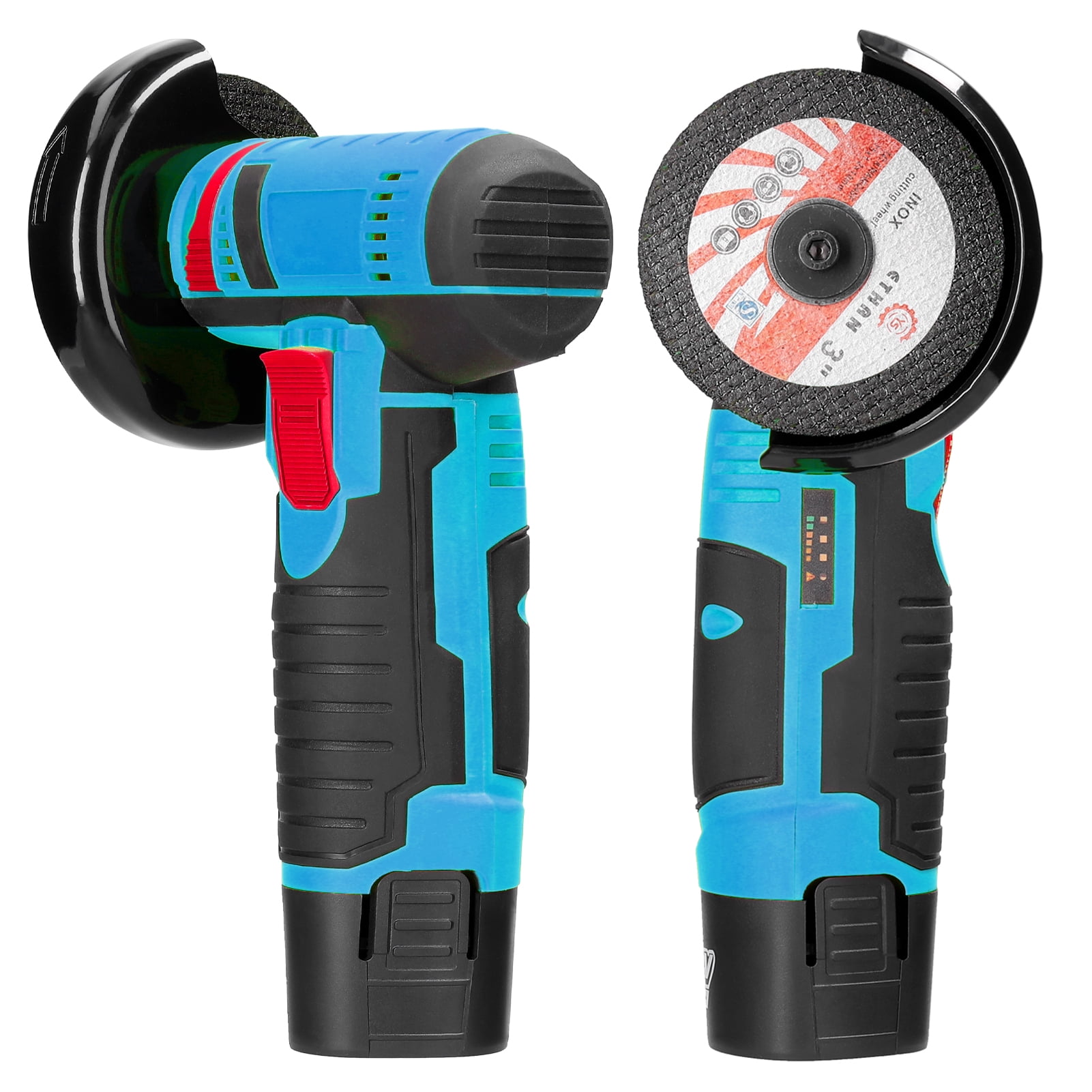 Handheld Angle Grinder, Powerful Electric Cutter for Cutting and Polishing Ceramic Tile, Wood, Stone, and Steel