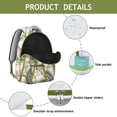 thumbnail image 2 of Retro Paisley Floral School Backpack for Students Comfortable and Durable Boho Vintage Floral Pattern Backpack with Abstract and Mandala Inspired Design, 2 of 6