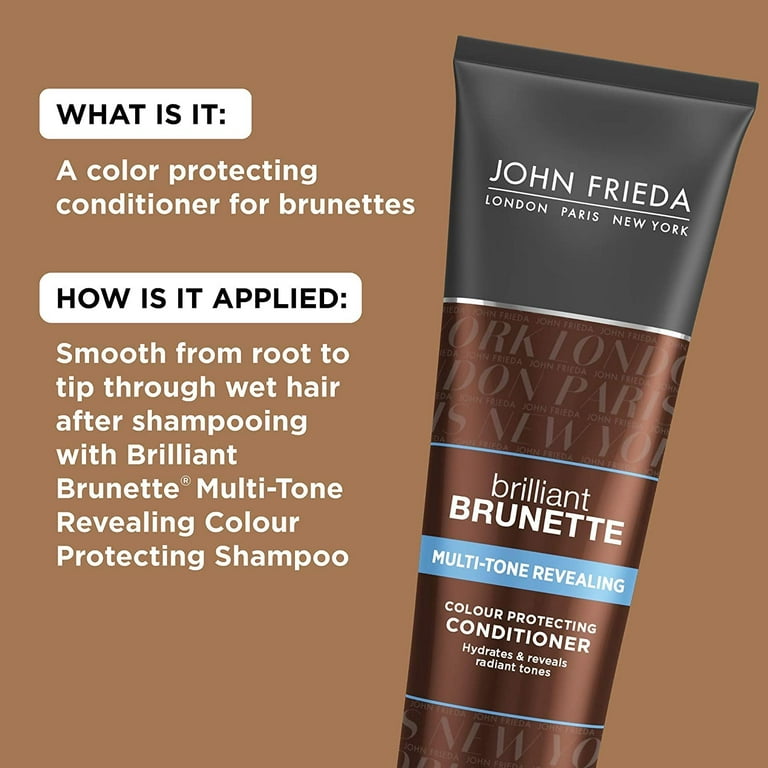 John Frieda Brilliant Brunette Multi-Tone Revealing Conditioner, 8.45 oz , 2 Pack - Walmart.com john-frieda-brilliant-brunette-multi-tone-revealing-conditioner-8-45-oz-2-pack-walmart-com