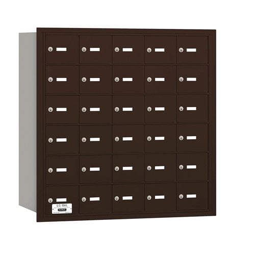 Salsbury Industries 30 Door Rear Load 4B Horizontal Mail Center