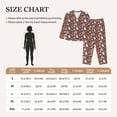thumbnail image 4 of Hirioo Pumpkin And Flying Bat1 for Women's Pajama Sets 2 Piece Pjs Women's Long-Sleeved Pajama Set Button Down Sleepwear,S-XXL-X-Large, 4 of 7