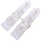 thumbnail image 5 of Nuevos accesorios de boda sin dedos, guantes de encaje con lentejuelas y diamantes de imitación para boda, guantes con encaje bordado con forma de palo y diamantes, guantes sin dedos con encaje hueco, 5 of 5