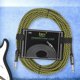 thumbnail image 4 of Cable de Audio para guitarra de 10M, Cable de Audio para guitarra trenzado de colores, enchufe niquelado, 4 of 6