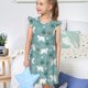 thumbnail image 4 of Balery whiter Snow bear Print Camisón de princesa para niñas, pijama de algodón con mangas abullonadas, suave y bonito.-Medium, 4 of 6