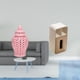 thumbnail image 2 of Jarrón de con tapa, ideal para arreglos florales y almacenamiento decorativo. También sirve como caja de pañuelos desechables multiusos y se, 2 of 8