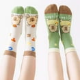 thumbnail image 6 of Kids' Capybara Cartoon Mesh Crew Socks - 5-Pack Breathable Summer Socks for Boys & Girls (2-12Y) - Active Play & Daily Wear, 6 of 8